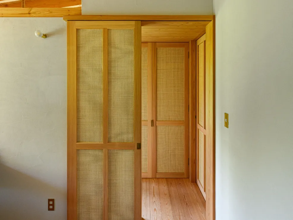 籐(ラタン)の建具